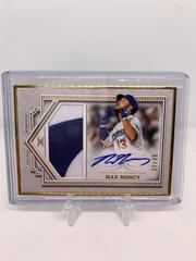 Max Muncy Baseball Cards 2022 Topps Definitive Framed Autograph Patch Collection Prices