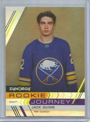 Jack Quinn [Gold] Hockey Cards 2022 Upper Deck Synergy Rookie Journey Draft Prices