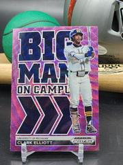 Clark Elliott [Purple Wave] #BMC-CE Baseball Cards 2022 Panini Prizm Draft Picks Big Man on Campus Prices
