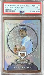 Justin Verlander [Refractor] #BS-JV Baseball Cards 2006 Bowman Sterling Prices