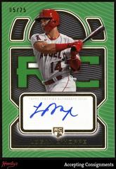 Logan O'Hoppe [Green] Baseball Cards 2023 Topps Definitive Rookie Autographs Collection Prices