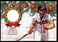 Ronald Acuna Jr. Baseball Cards 2022 Topps Holiday Relics Prices