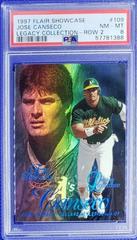 Jose Canseco [Row 2] Baseball Cards 1997 Flair Showcase Legacy Collection Prices