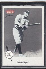 Ty Cobb Baseball Cards 2002 Fleer Greats Prices