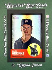 Zack Greinke [Black Refractor] Baseball Cards 2012 Topps Heritage Chrome Prices