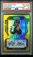 Gigi Dolin [Gold Prizm] #SA-GGD Wrestling Cards 2022 Panini Prizm WWE Superstar Autographs Prices