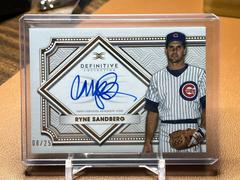 Ryne Sandberg Baseball Cards 2022 Topps Definitive Autograph Collection Prices