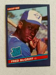 Fred McGriff #28 Baseball Cards 1986 Leaf Prices