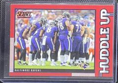 Baltimore Ravens [Red] Football Cards 2020 Panini Score Huddle Up Prices