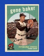 Gene Baker #238 Baseball Cards 1959 Topps Prices