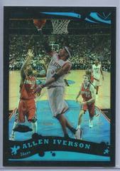Allen Iverson [Black Refractor] Basketball Cards 2005 Topps Chrome Prices