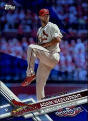 Adam Wainwright [Rainbow Blue Foil] #65 Baseball Cards 2017 Topps Opening Day Prices