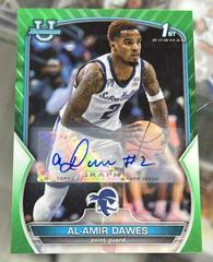Al Amir Dawes [Autograph Green] #63 Basketball Cards 2022 Bowman Chrome University Prices