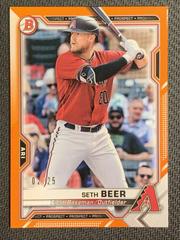 Seth Beer [Orange] #BP-60 Baseball Cards 2021 Bowman Paper Prospects Prices
