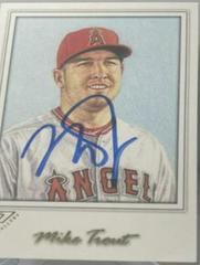 Mike Trout [Autograph] Baseball Cards 2017 Topps Gallery Prices