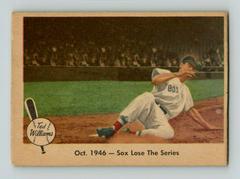 Oct.1946 Sox Lose the Series #31 Baseball Cards 1959 Fleer Ted Williams Prices