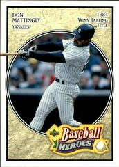 Don Mattingly #21 Baseball Cards 2005 Upper Deck Baseball Heroes Prices