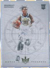 Bennedict Mathurin #25 Basketball Cards 2022 Panini Court Kings Works in Progress Prices