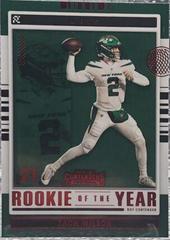 Zach Wilson [Red Foil] #ROY-ZWI Football Cards 2021 Panini Contenders Rookie of the Year Prices