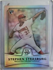 Stephen Strasburg [Refractor] #1 Baseball Cards 2010 Bowman Platinum Prices