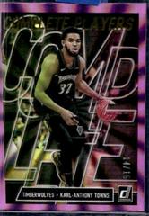 Karl Anthony Towns [Yellow Laser] #2 Basketball Cards 2019 Panini Donruss Complete Players Prices
