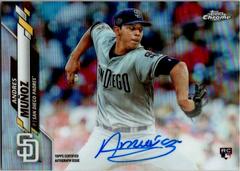Andres Munoz [Refractor] Baseball Cards 2020 Topps Chrome Rookie Autographs Prices