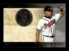 Chipper Jones #GS-21 Baseball Cards 2012 Topps Gold Standard Prices