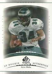 Reno Mahe #157 Football Cards 2003 SP Authentic Prices