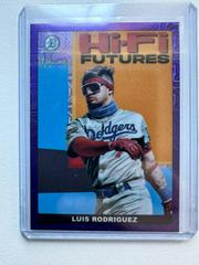 Luis Rodriguez [Purple Refractor Mega Box Mojo] Baseball Cards 2022 Bowman Hi Fi Futures Prices
