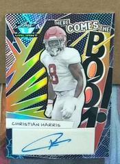 Christian Harris Football Cards 2022 Leaf Valiant Autographs Here Comes the Boom Prices