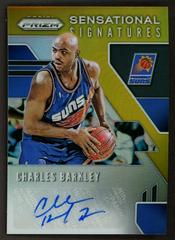 Charles Barkley [Gold Prizm] Basketball Cards 2019 Panini Prizm Signatures Prices