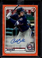 Andrew Bechtold [Orange] #PA-AB Baseball Cards 2020 Bowman Paper Prospect Autographs Prices