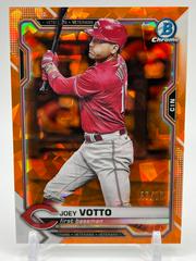 Joey Votto [Orange] #2 Baseball Cards 2021 Bowman Chrome Sapphire Prices