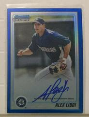 Alex Liddi [Blue Refractor Autograph] #BCP182 Baseball Cards 2010 Bowman Chrome Prospects Prices