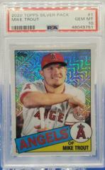 Mike Trout #1 Baseball Cards 2020 Topps Silver Pack 1985 Chrome Promo Prices