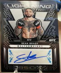 Sean Brady [Blue] #OL-SBR Ufc Cards 2023 Panini Chronicles UFC Obsidian Lightning Strike Signatures Prices