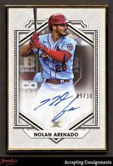 Nolan Arenado Baseball Cards 2022 Topps Definitive Framed Autograph Collection Prices