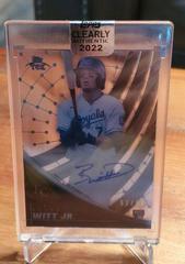Bobby Witt Jr. Baseball Cards 2022 Topps Clearly Authentic Tek Autographs Prices