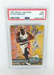 Clyde Drexler #93 Basketball Cards 1997 Metal Universe Prices