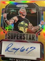 Rey Mysterio [Gold Prizm] Wrestling Cards 2022 Panini Prizm WWE Superstar Autographs Prices