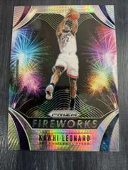 Kawhi Leonard [Hyper Prizm] #8 Basketball Cards 2019 Panini Prizm Fireworks Prices