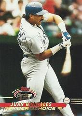 Juan Gonzalez Baseball Cards 1993 Stadium Club Prices
