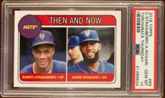 Amed Rosario, Darryl Strawberry Baseball Cards 2018 Topps Throwback Thursday Prices