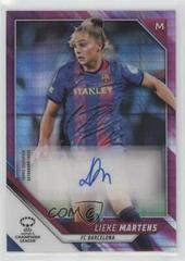 Lieke Martens [Pink Prism Refractor] Soccer Cards 2021 Topps Chrome UEFA Women’s Champions League Autographs Prices