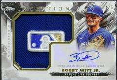 Bobby Witt Jr. Baseball Cards 2023 Topps Inception Autograph Jumbo Hat Patch Prices