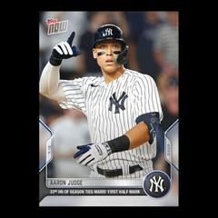 Aaron Judge #546 Baseball Cards 2022 Topps Now Prices