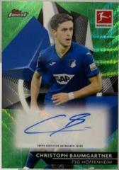 Christoph Baumgartner [Green Wave Refractor] #BCA-CB Soccer Cards 2020 Topps Finest Bundesliga Autographs Prices