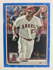 Mike Trout [Blue] #1 Baseball Cards 2020 Bowman Prices