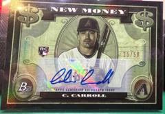 Corbin Carroll [Autograph] Baseball Cards 2023 Bowman Platinum New Money Prices