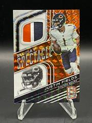 Justin Fields [Neon Orange] #SS-JFI Football Cards 2022 Panini Spectra Sunday Spectacle Prices